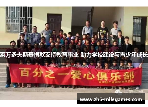 莱万多夫斯基捐款支持教育事业 助力学校建设与青少年成长