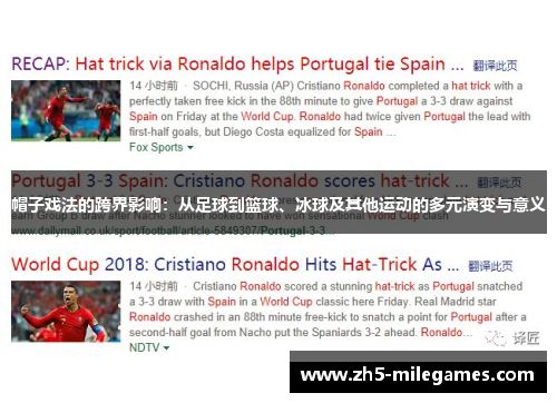 帽子戏法的跨界影响：从足球到篮球、冰球及其他运动的多元演变与意义